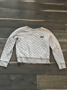 Patagonia Quilted Crewneck Sweatshirt - Cream